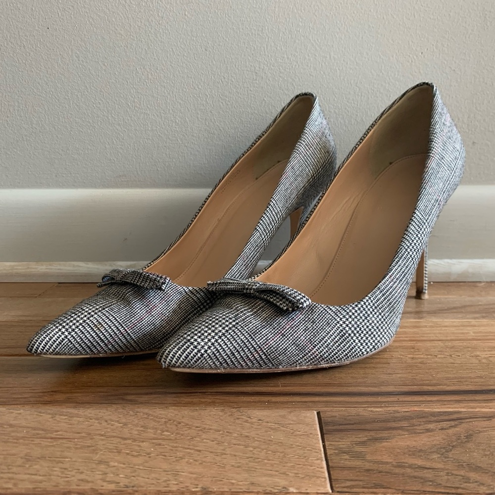 J.Crew Gingham Heels